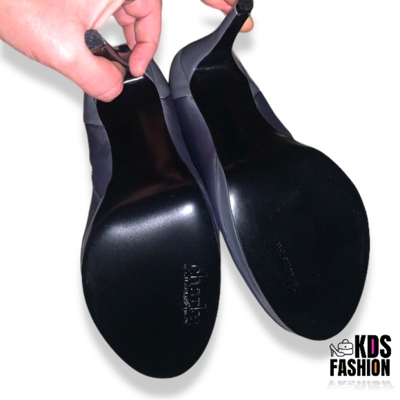 Charles by Charles David “Aver” Grey Patent Neoprene Booties 8 NEW - Picture 5 of 6